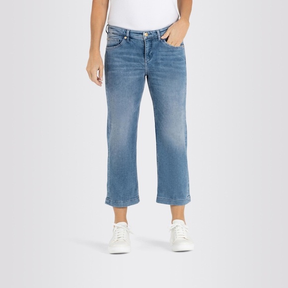 MAC Rich Jeans Denim - MAC Rich Culotte Jeans - Light Denim, Cropped